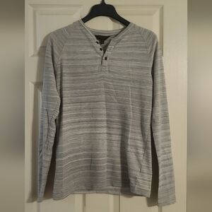Outpost Makers Mens Cotton Blend Thermal Long Sleeve Gray Medium